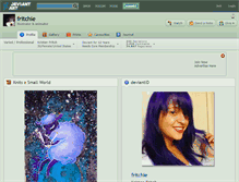 Tablet Screenshot of fritchie.deviantart.com