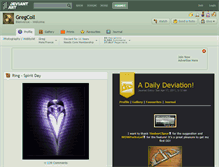 Tablet Screenshot of gregcoll.deviantart.com