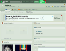 Tablet Screenshot of alamane.deviantart.com