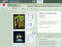 Tablet Screenshot of doctor-x-amy.deviantart.com