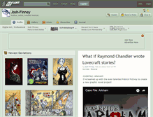 Tablet Screenshot of josh-finney.deviantart.com