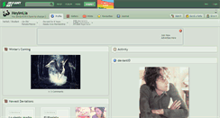Desktop Screenshot of heyimlia.deviantart.com