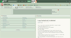 Desktop Screenshot of adele-chan.deviantart.com