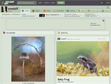Tablet Screenshot of orestart.deviantart.com