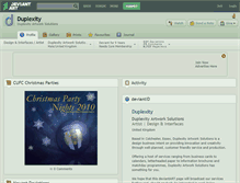 Tablet Screenshot of duplexity.deviantart.com