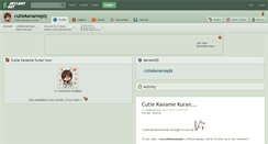 Desktop Screenshot of cutiekanameplz.deviantart.com