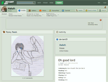 Tablet Screenshot of makeh.deviantart.com