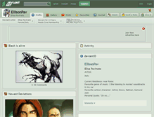 Tablet Screenshot of ellisonpav.deviantart.com