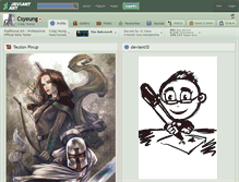 Tablet Screenshot of csyeung.deviantart.com