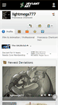 Mobile Screenshot of lightmega777.deviantart.com