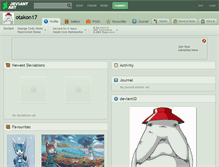 Tablet Screenshot of otakon17.deviantart.com