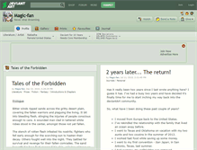 Tablet Screenshot of magic-fan.deviantart.com