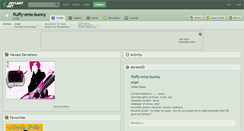 Desktop Screenshot of fluffy-emo-bunny.deviantart.com