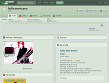 Tablet Screenshot of fluffy-emo-bunny.deviantart.com