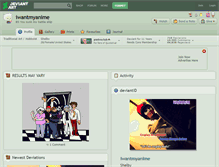 Tablet Screenshot of iwantmyanime.deviantart.com