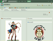 Tablet Screenshot of orientalowl.deviantart.com