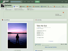 Tablet Screenshot of barbastar.deviantart.com