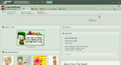Desktop Screenshot of kyle-broflovski.deviantart.com