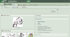 Desktop Screenshot of hitomi-sempai.deviantart.com