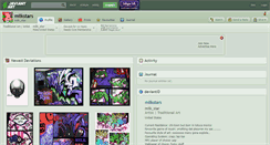 Desktop Screenshot of milkstars.deviantart.com