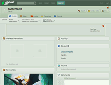 Tablet Screenshot of gustenrocks.deviantart.com