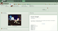 Desktop Screenshot of gothtigressa.deviantart.com