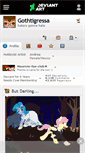 Mobile Screenshot of gothtigressa.deviantart.com