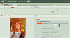 Desktop Screenshot of luckyice.deviantart.com