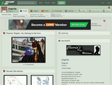 Tablet Screenshot of charrio.deviantart.com