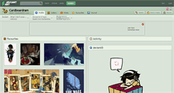 Desktop Screenshot of cardboardram.deviantart.com