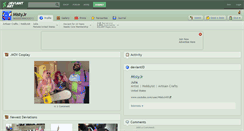 Desktop Screenshot of mistyjr.deviantart.com