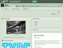 Tablet Screenshot of gayru.deviantart.com