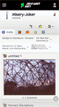 Mobile Screenshot of misery-joker.deviantart.com