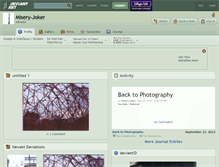 Tablet Screenshot of misery-joker.deviantart.com