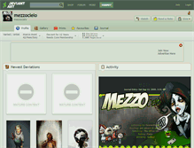 Tablet Screenshot of mezzocielo.deviantart.com