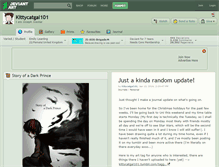 Tablet Screenshot of kittycatgal101.deviantart.com