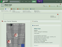 Tablet Screenshot of mikari-chan.deviantart.com