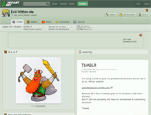 Tablet Screenshot of evil-within-me.deviantart.com