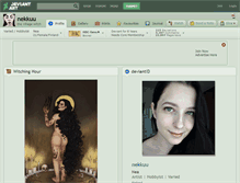 Tablet Screenshot of nekkuu.deviantart.com