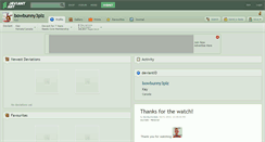Desktop Screenshot of bowbunny3plz.deviantart.com