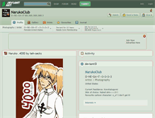 Tablet Screenshot of narukoclub.deviantart.com