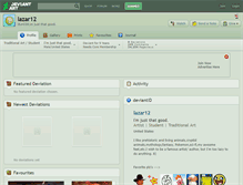 Tablet Screenshot of lazar12.deviantart.com