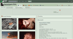 Desktop Screenshot of daemonhearts-stock.deviantart.com