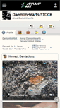 Mobile Screenshot of daemonhearts-stock.deviantart.com