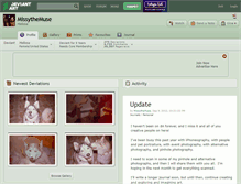 Tablet Screenshot of missythemuse.deviantart.com