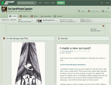 Tablet Screenshot of deviantpiratecaptain.deviantart.com