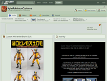 Tablet Screenshot of kylerobinsoncustoms.deviantart.com
