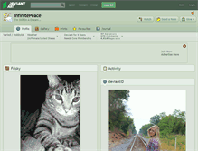 Tablet Screenshot of infinitepeace.deviantart.com