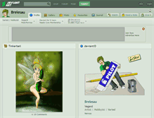 Tablet Screenshot of brelesau.deviantart.com