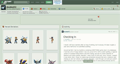 Desktop Screenshot of doubled32.deviantart.com